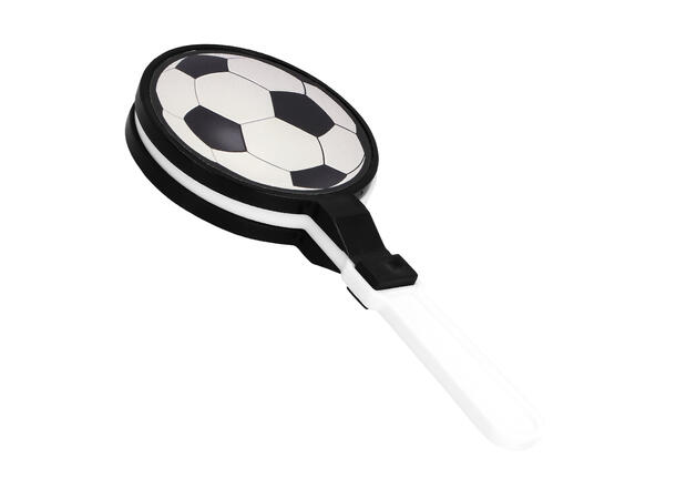 Fotball hånklapper 6 Håndklappere i plast - 9,5x4,8cm 