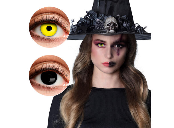 Kontaktlinser - Gal heks 3-måneders kontaktlinser