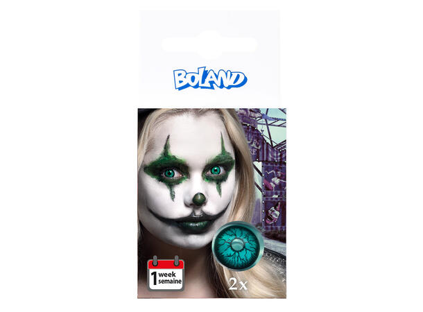 Kontaktlinser - Skummel Klovn En ukes kontaktlinser