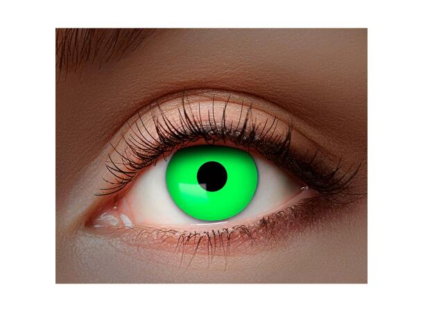 Kontaktlinser - UV-lys grønn 1-måneds kontaktlinser 