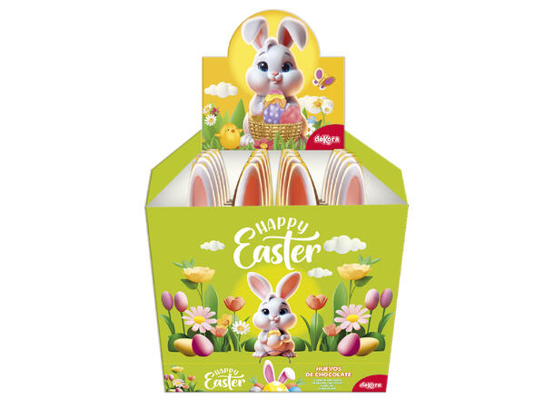 Påskehare med sjokoladeegg Pose med 10 sjokoladeegg - tot 60gr 