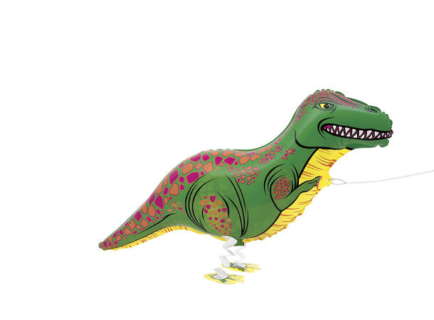 T-Rex - Gående kjæledyr ballong 1 Folieballong gående kjæledyr