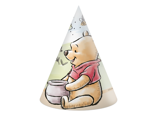 Winnie The Pooh Loves Nature 6 FSC - Papirhatter - 16x12cm 