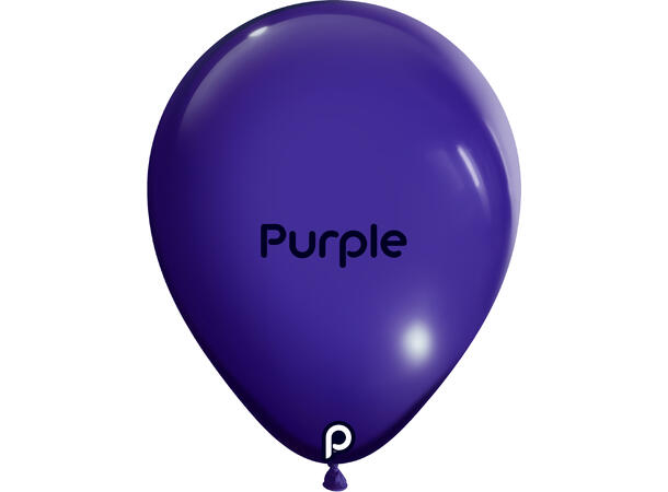 11R - Purple 100 Gummiballonger - 28cm (11")