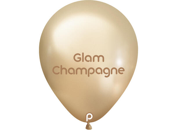 18R - Glam TM Champagne 25 Gummiballonger - 45cm (18") 