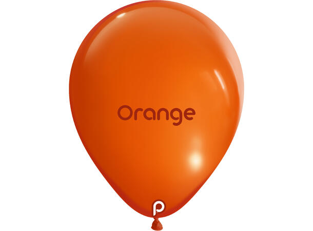 18R - Orange 25 Gummiballonger - 45cm (18") 