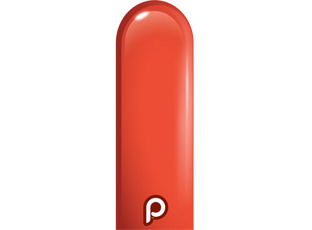 260P - Coral 50 Gummiballonger til figurer - Neck up