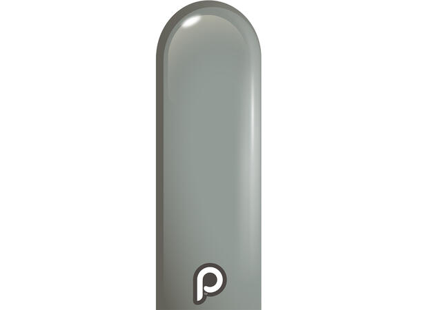 260P - Gray 50 Gummiballonger til figurer - Neck up