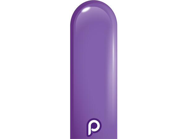 260P - Lavender 50 Gummiballonger til figurer - Neck up