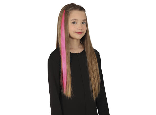 3 Hairextesion - Rosa 3 Hairekstesions - 50cm 