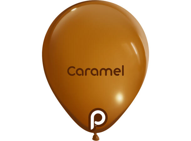 5R - Caramel 100 Gummiballonger - 13cm (5")