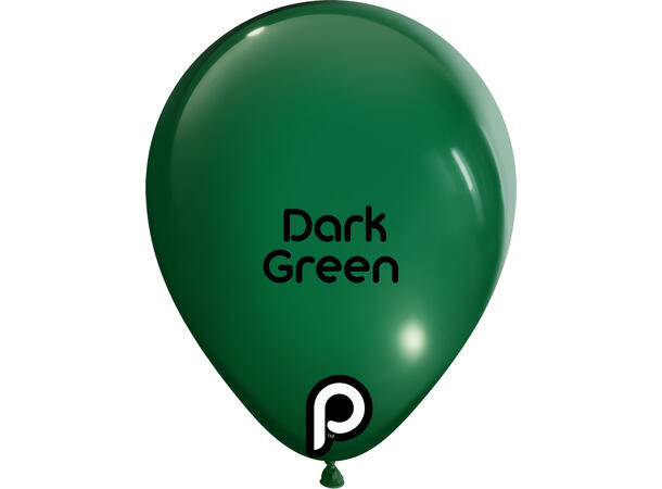 5R - Dark Green 100 Gummiballonger - 13cm (5")