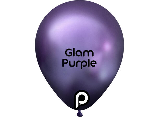 5R - Glam TM Purple 100 Gummiballonger - 13cm (5")