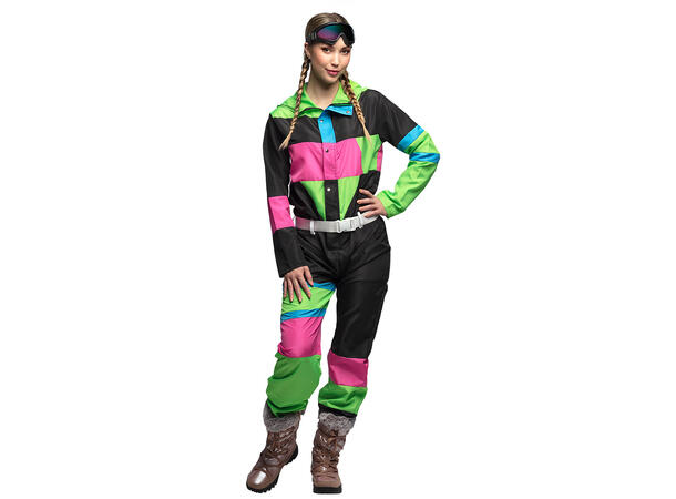 80-talls skidress - Neon 1 Damekostyme - Str S 