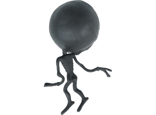 Alien skjelett i myk lateks - klembar Display med 12 figurer 