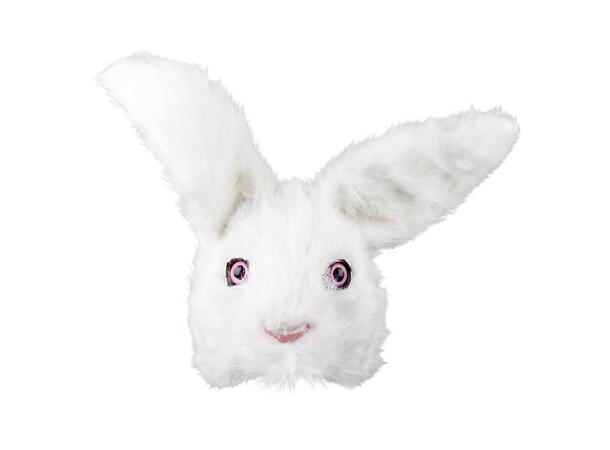 Ansiksmaske - Kaninhode 1 Maske i plysj - Onesize 