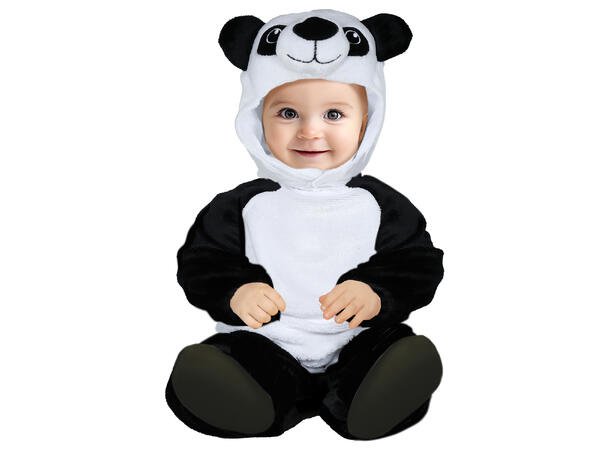 Baby Panda 1 Babykostyme til gutt - Str 12-18 Mnd 