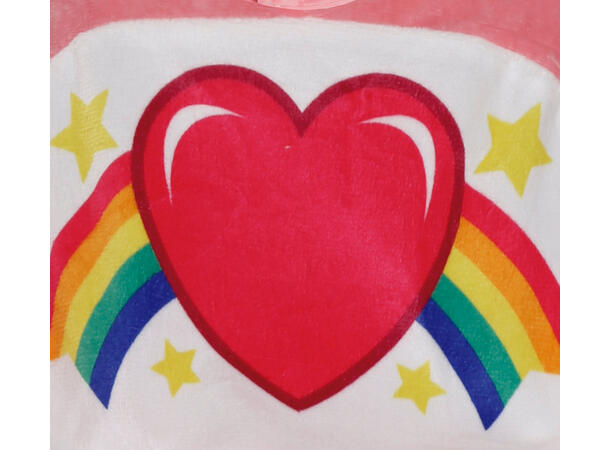 Baby Rosa teddybjørn m/regnbue 1 Babykostyme - Str 18-24 Mnd 