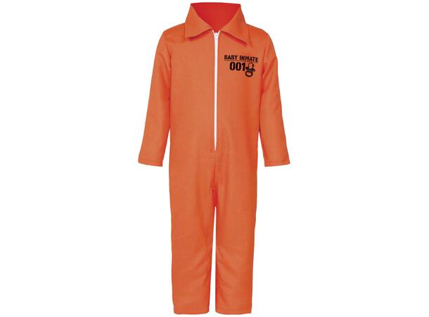 Baby fange - Oransje 1 Babykostyme til gutt - Str 18-24 Mnd 