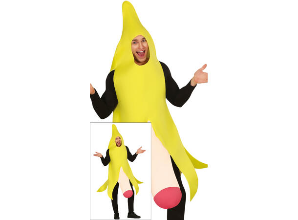 Banankostyme - "Happy banana" 1 Herrekostyme - str 52-54 (L) 