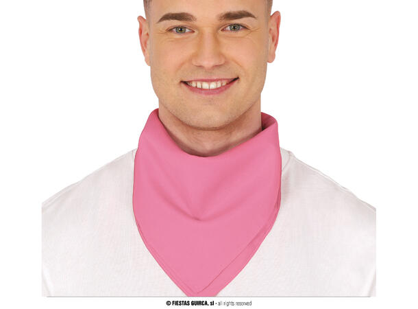 Bandana - Rosa 1 Bandana til voksen i polyester 