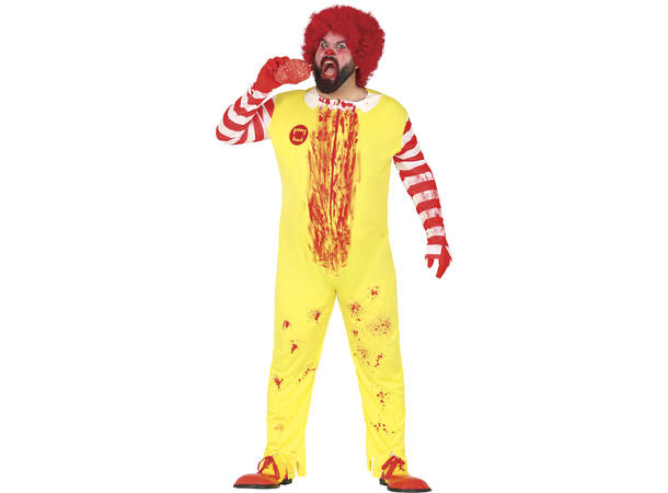 Blodig Burgerklovn 1 Kostyme til herre - 54-56 (XL) 