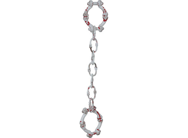Blodig håndjernlenke 1 Våpen i PVC - 55cm 