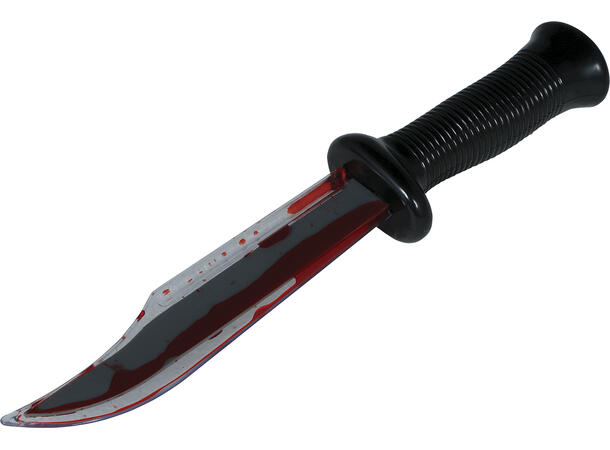 Blodig kniv 1 Våpen i PVC - 34cm 