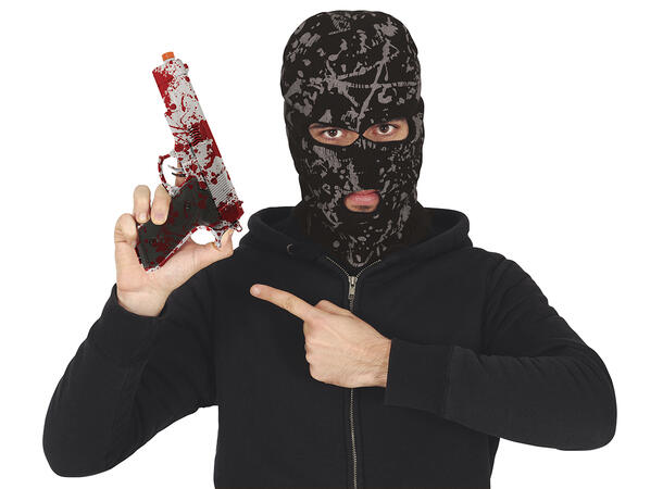 Blodig pistol 1 Våpen i PVC - 24cm 