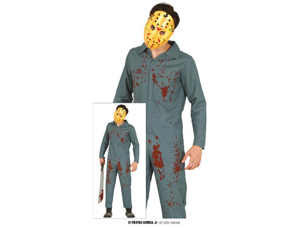 Blodig psycho 1 Kostyme til gutt - 14-16 år (168cm) 