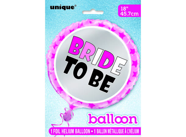 Bride to Be 1 Folieballong - 46cm(18")