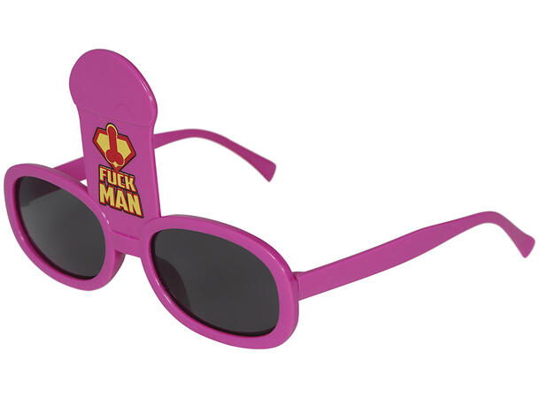 Briller - Penis "Fuck Man" 1 par briller i plast 