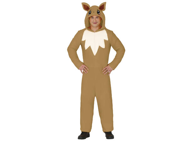 Brun revekostyme - Onepiece 1 Herrekostyme - str 52-54 (L) 