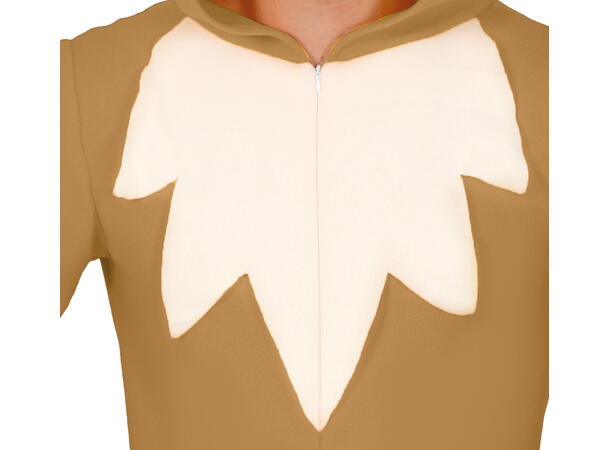 Brun revekostyme - Onepiece 1 Herrekostyme - str 52-54 (L) 