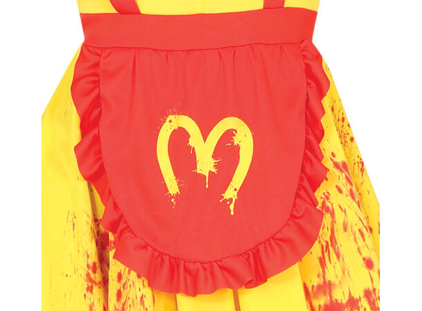 Burgerklovn - Miss McKiller - Dame 1 kostyme til jente 14-16 år (168cm) 