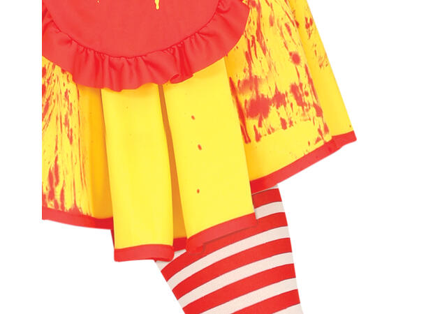 Burgerklovn - Miss McKiller - Dame 1 kostyme til jente 14-16 år (168cm) 