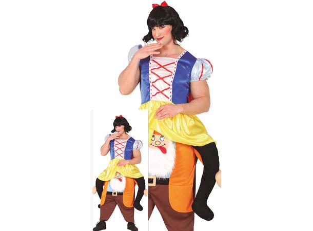 Carry Me kostyme - Prinsesse/gnom 1 Kostyme til voksen - str 52-54 (L) 