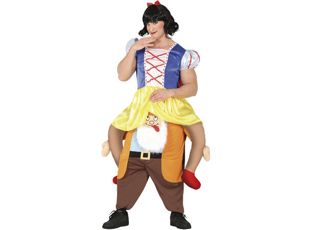 Carry Me kostyme - Prinsesse/gnom 1 Kostyme til voksen - str 52-54 (L) 