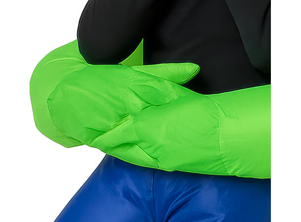 Carry me kostyme - Alien 1 Oppblåsbart kostyme - Str 10-12 År 