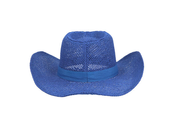 Cowboyhatt - Netting - Blå 1 Hatt til voksen - Onesize 