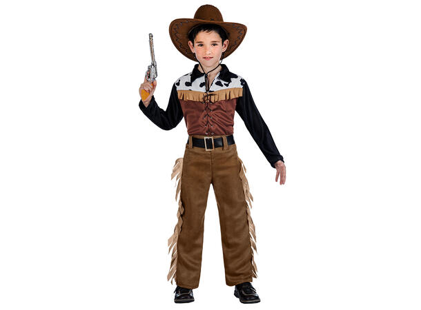 Cowboykostyme - Austin 1 Barnekostyme til gutt - Str 5-6år 