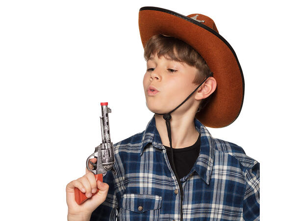 Cowboypistol til barn - Walker 1 Pistol i plast - 20cm 