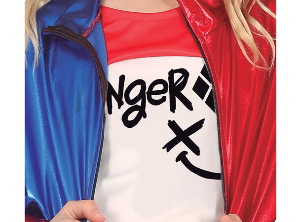 Dangerous Girl - Shorts/Jakke/Genser 1 Barnekostyme til jente - Str 7-9 År 