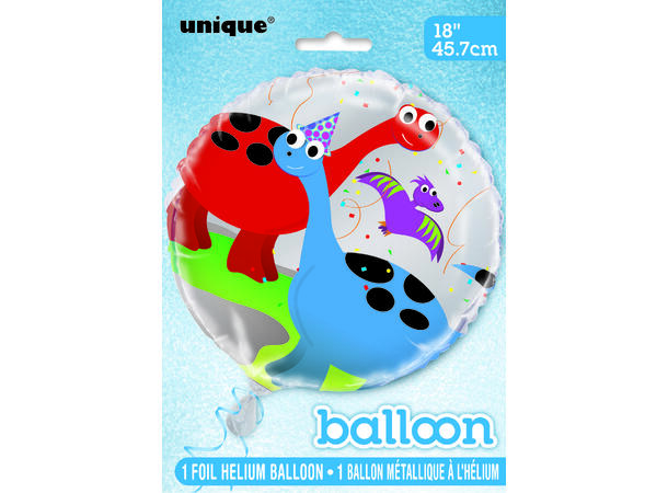 Dinosaurfest 1 Folieballong - 46cm(18")