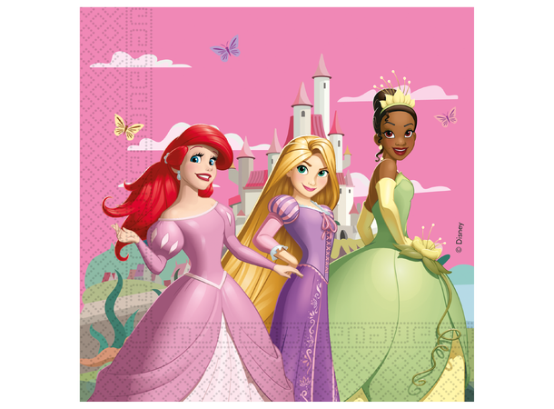 Disney Princess - Create your world 20 Tolags papirservietter - 33x33cm