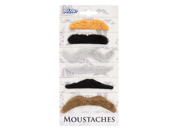 Div barter - Ass farge og form 6 Selvklebende barter 