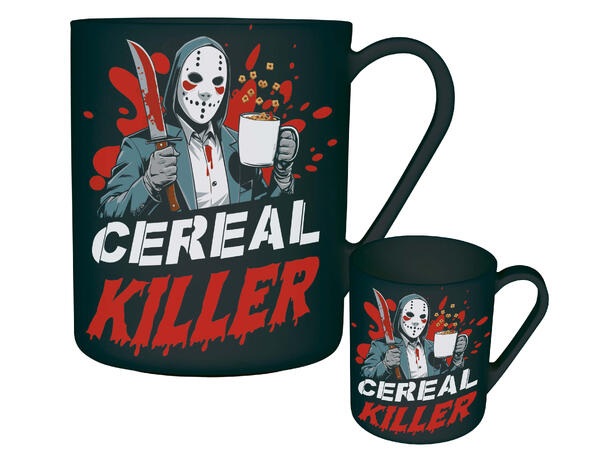 Drikkekrus - Seriemorder 1 Drikkekrus i plast - 10cm 