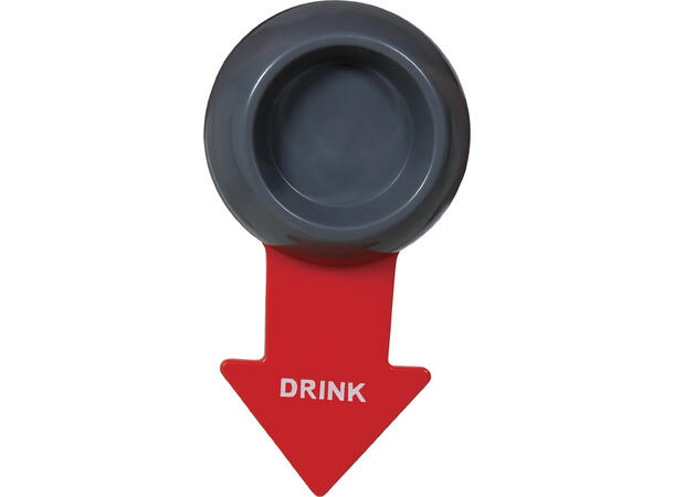 Drikkelek - Shottetuten peker på 1 Drikkelek - Shots - 10cm 