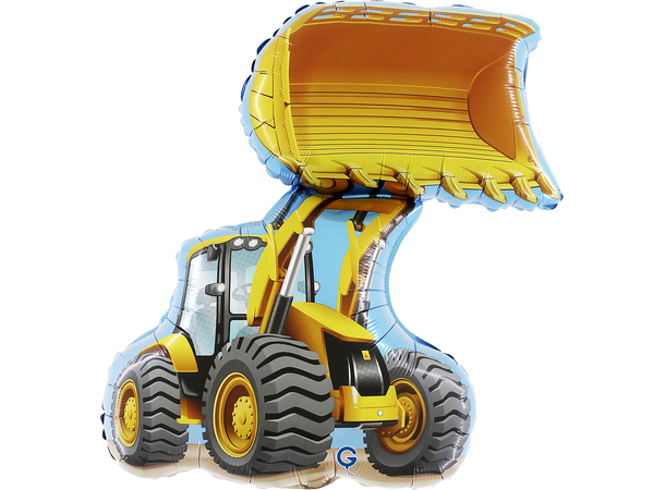 Dumper - Gul 1 Folieballong med form - (58x62 cm) 