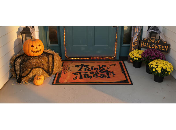 Dørmatte - Trick or Treat 1 Dørmatte i polyester - 58x38cm 